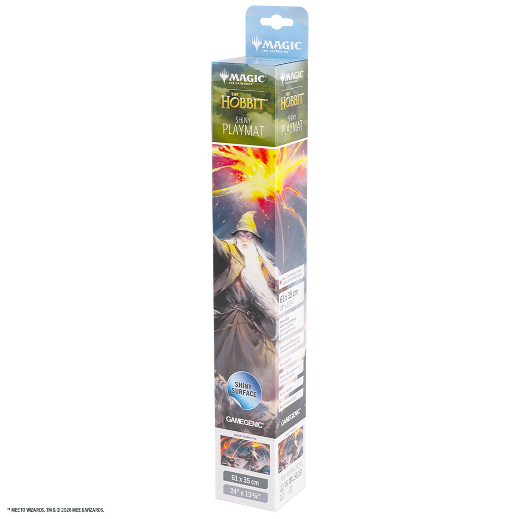 GAMEGENIC: MTG The Hobbit Shiny Playmat - Gandalf, Shadow&