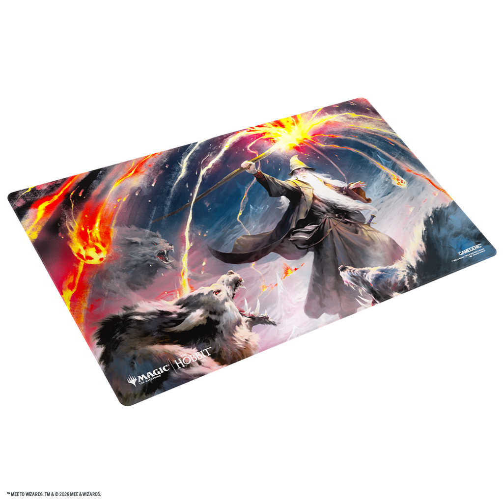 GAMEGENIC: MTG The Hobbit Shiny Playmat - Gandalf, Shadow&