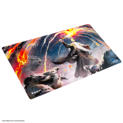 GAMEGENIC: MTG The Hobbit Shiny Playmat - Gandalf, Shadow&