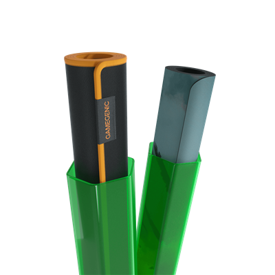 GAMEGENIC: TUBO PARA TAPETES - VERDE