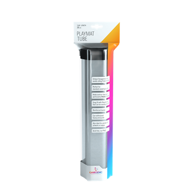 GAMEGENIC: TUBO PARA TAPETES - TRANSPARENTE