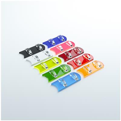 SOPORTE EXPOSITOR PARA CARTAS - SET x10 MULTICOLOR