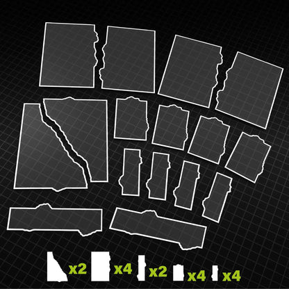 GSW: Glasspack Footprints Básicos 11 edición Wh40k compatibles