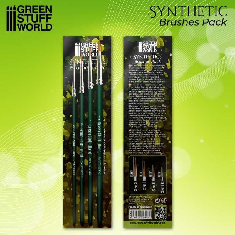 GSW: GREEN SERIES - SET PINCELES - SINTETICOS