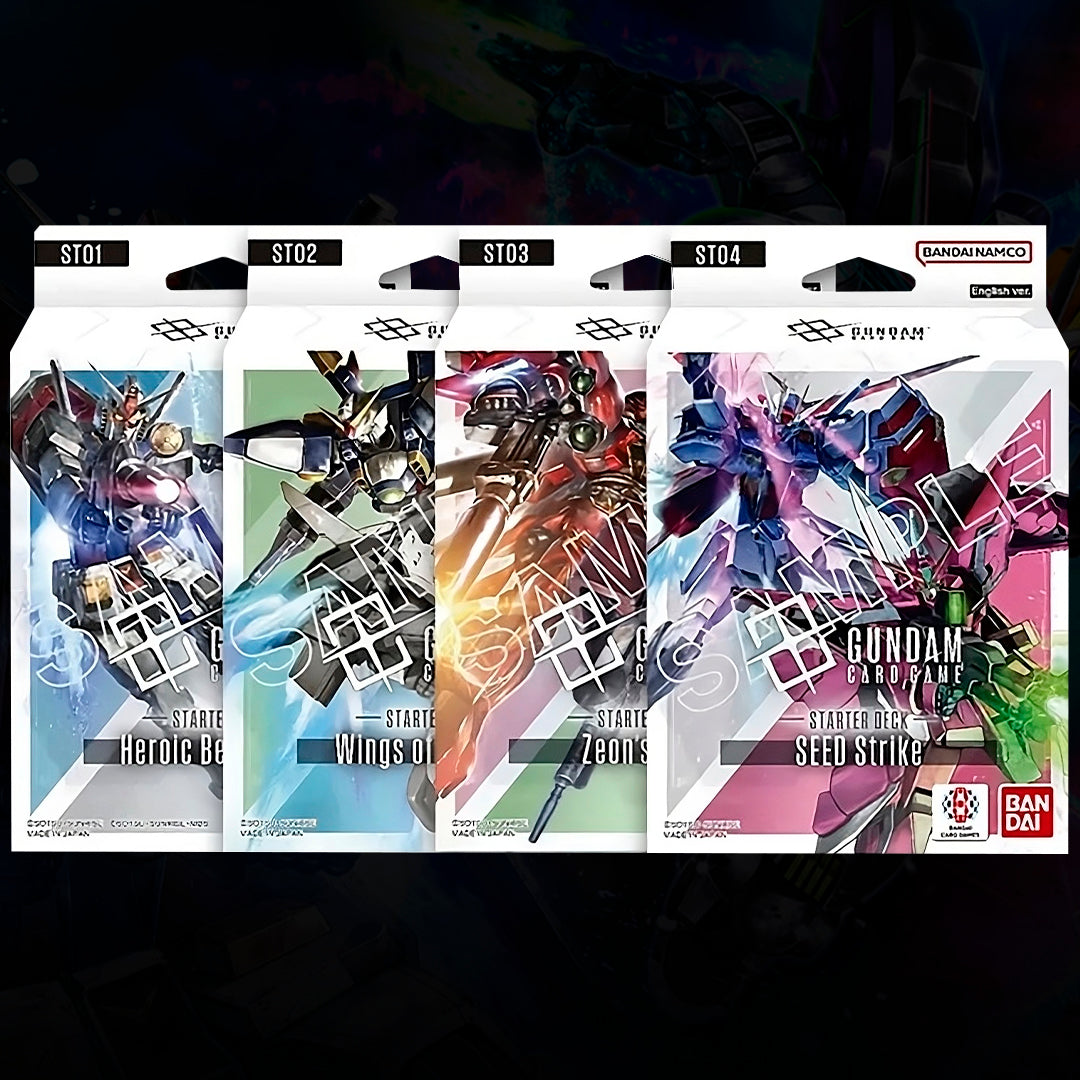 GUNDAM TCG: STARTER DECKS ST01-04