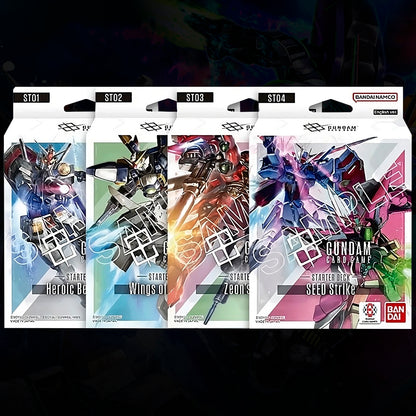 GUNDAM TCG: STARTER DECKS ST01-04