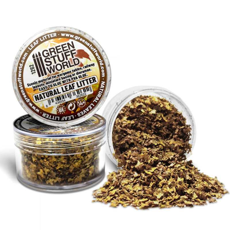 GSW: HOJAS NATURALES - GRANDES - COLOR NATURAL