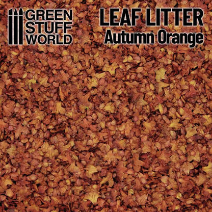 GSW: HOJAS NATURALES - GRANDES - NARANJA OTOÑO