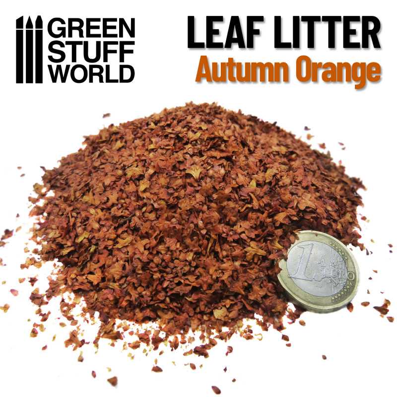 GSW: HOJAS NATURALES - GRANDES - NARANJA OTOÑO