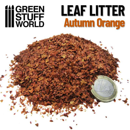 GSW: HOJAS NATURALES - GRANDES - NARANJA OTOÑO