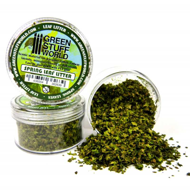 GSW: HOJAS NATURALES - GRANDES - VERDE PRIMAVERA