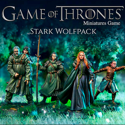 GAME OF THRONES MINIATURES: GAME EXPANSION: WOLF PACK - (INGLÉS)