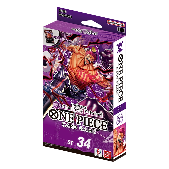 RESERVA - ONE PIECE TCG: STARTER DECK ST31 al ST36 INGLÉS max 2 de cada