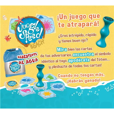 JUNGLE SPEED: BEACH - RESISTENTE AL AGUA