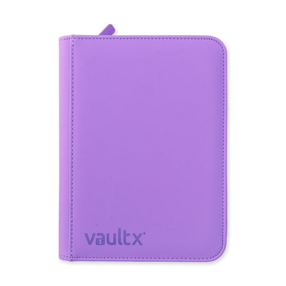 Vault X: Exo-Tec Zip Binder4-Pocket - Just Purple - (160 huecos)