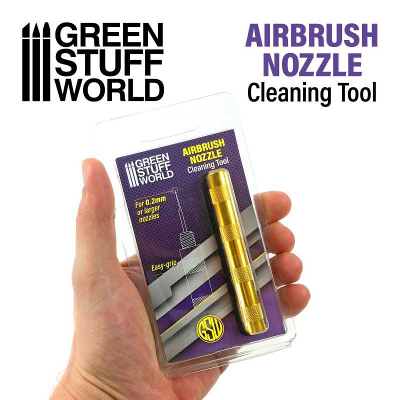 GSW: AGUJA LIMPIADOR DE OPTURADOR AEROGRAFO / NOZZLE CLEANING