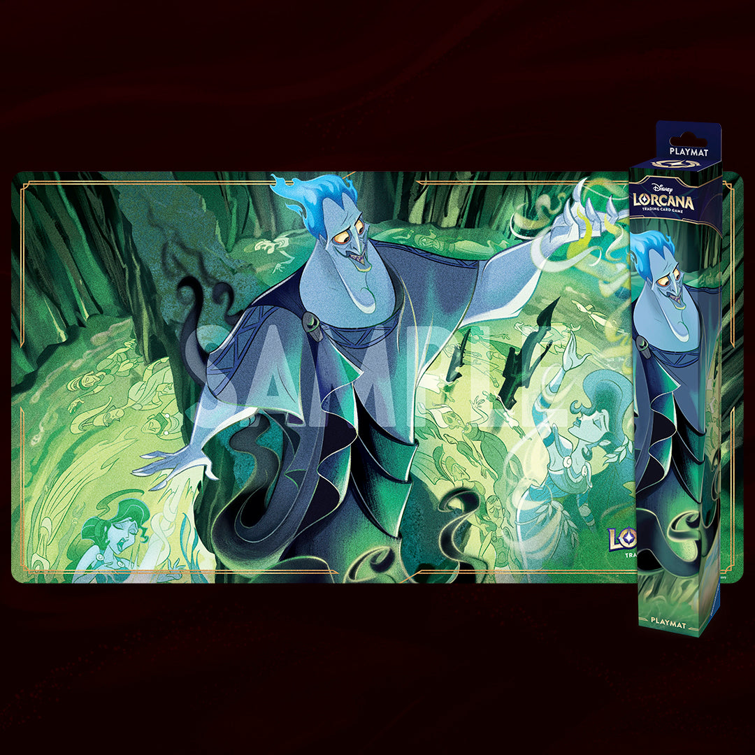 PREPEDIDO DISNEY LORCANA: REIGN OF JAFAR - HADES - PLAYMAT/TAPETE