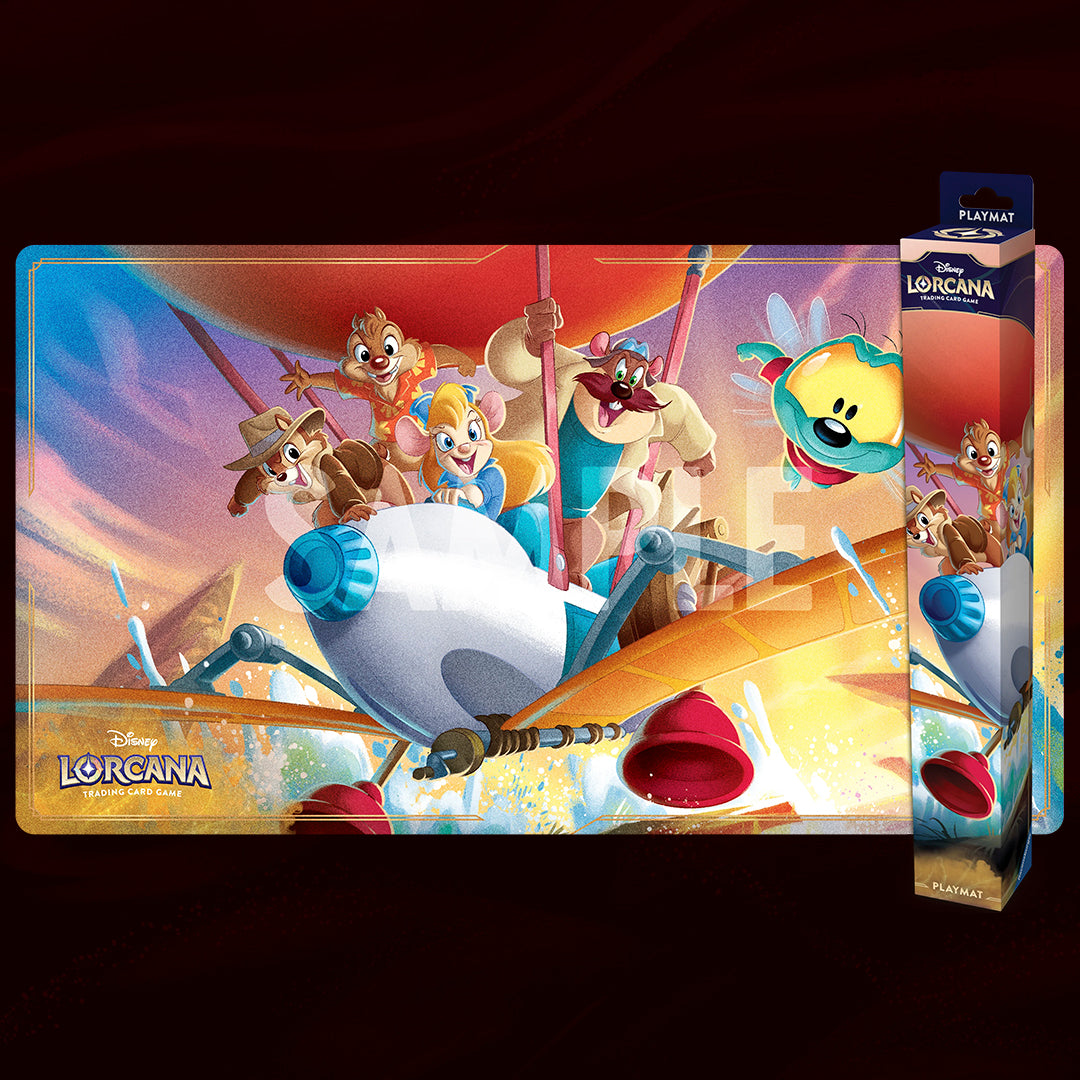 PREPEDIDO DISNEY LORCANA: REIGN OF JAFAR - RESCUE RANGERS AWAY! - PLAYMAT/TAPETE