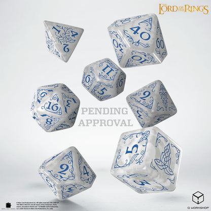 Q Workshop: The Lord of the Rings: 7pc RPG Dice Set: Rivendell - Stone