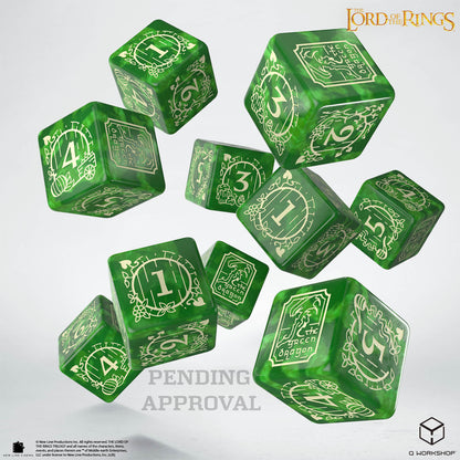 Q Workshop: The Lord of the Rings: D6 Dice Set: Shire
