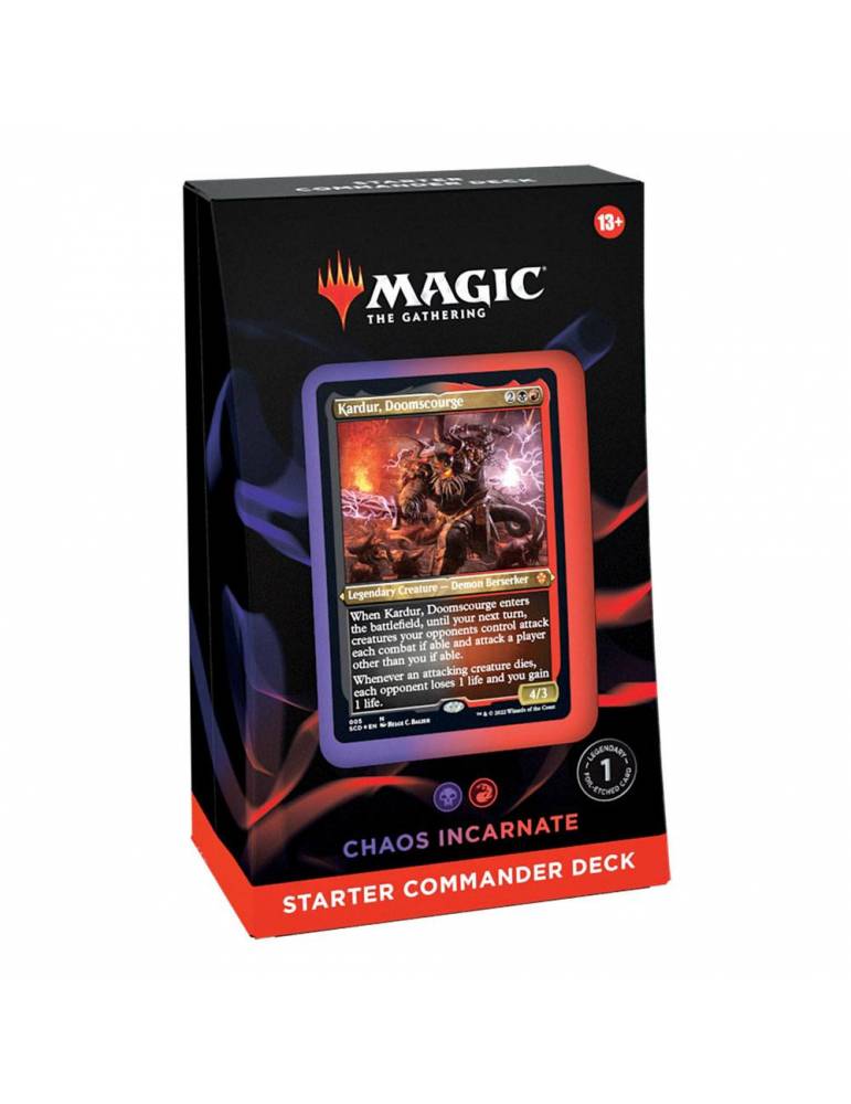 Magic The Gathering Commander 2022 - Chaos Incarnate (negro-rojo) (Inglés)