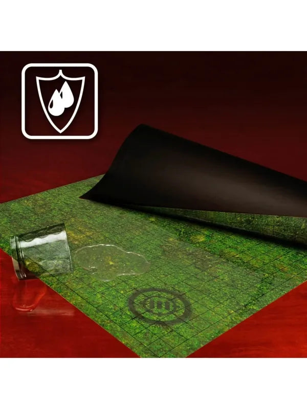 ENHANCE GAMING - MAPA D&amp;D 24x36 - PIZARRA BORRABLE - CÉSPED
