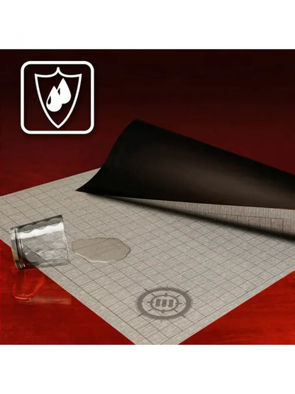 ENHANCE GAMING - MAPA D&amp;D 24x36 - PIZARRA BORRABLE - COLOR PIEDRA