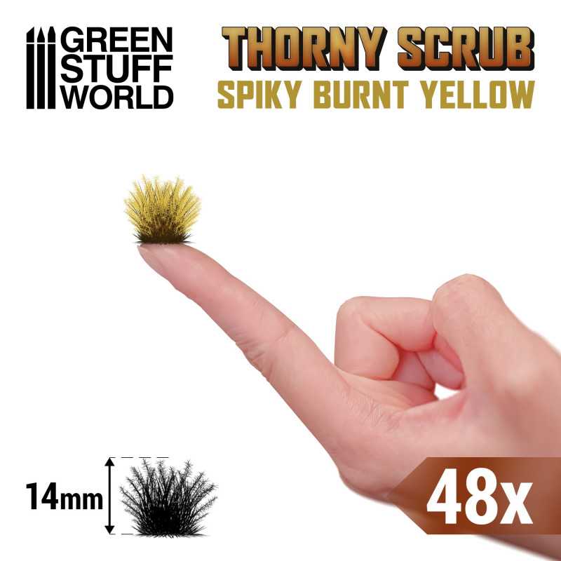 GSW: MATAS DE CESPED - TUFTS - 14mm - AMARILLO QUEMADO