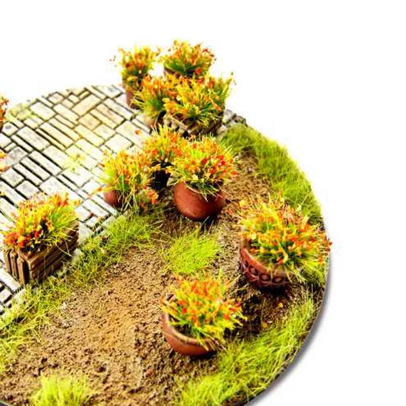 GSW: MATAS ARBUSTOS - AUTOADHESIVAS - 6mm - NARANJA