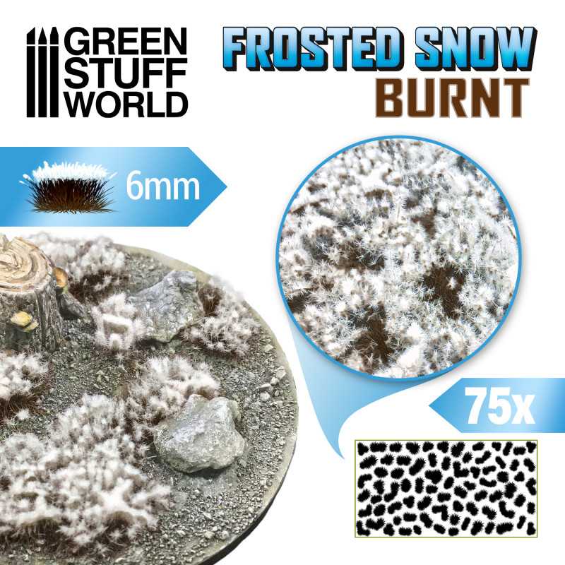 FROSTED TUFT SNOW BURNT – 6mm