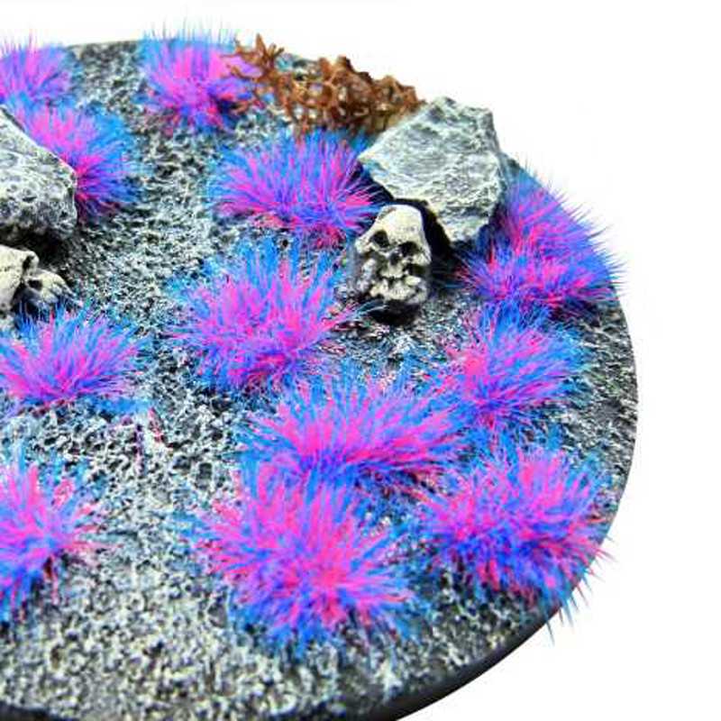 GSW: MATAS DE CESPED ALIEN - 6mm - LILA-AZUL
