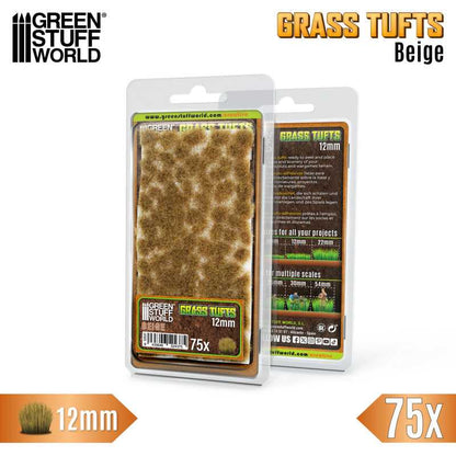 GSW: MATAS DE CESPED - TUFTS - 12mm - BEIGE