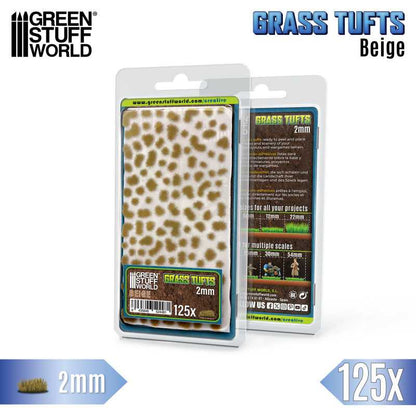 GSW: MATAS DE CESPED - TUFTS - 2mm - BEIGE