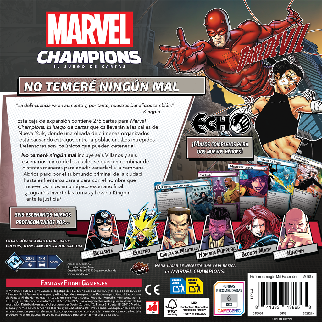 MARVEL CHAMPIONS: No temeré ningún mal