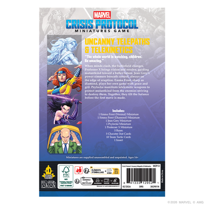 MCP: UNCANNY TELEPATHS &amp; TELEKINETICS - CHARACTER PACK