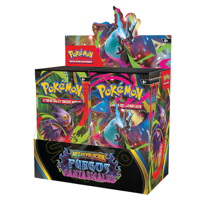 POKEMON TCG: CAJA DE SOBRES - FUEGOS FANTASMALES ESPAÑOL