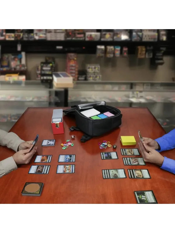 ENHANCE GAMING - MOCHILA PORTA MAZOS MTG COLECCIONISTA - DRAGÓN NEGRO