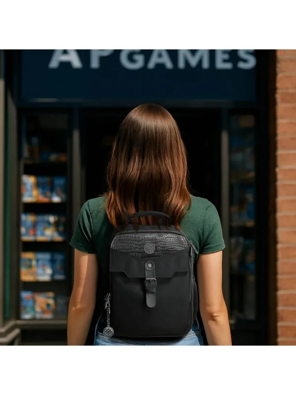 ENHANCE GAMING - MOCHILA PORTA MAZOS MTG COLECCIONISTA - DRAGÓN NEGRO