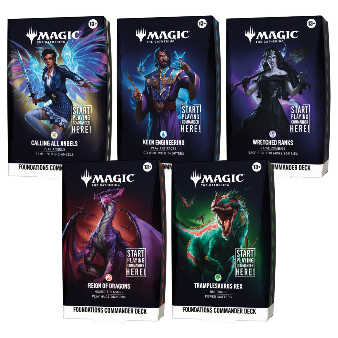 MTG Foundations: Starter Commander Decks - Inglés