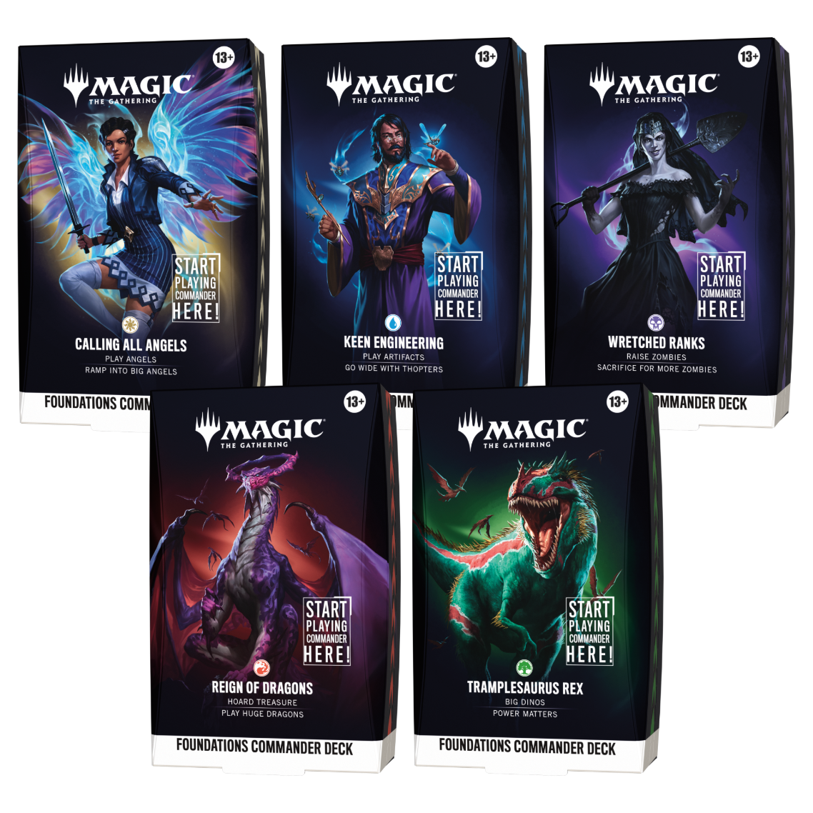 MTG Foundations: Starter Commander Decks - Inglés