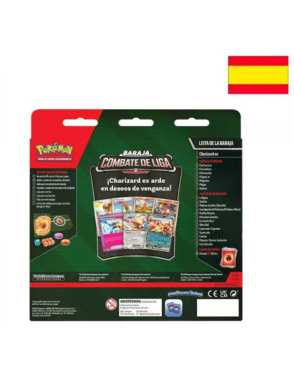 POKEMON TCG: LEAGUE BATTLE DECK - CHARIZARD EX - ESPAÑOL