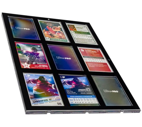 UP - ONE TOUCH MAGNETIC - PAQUETE DE 9 CARD SOPORTES - HOLDER BLACK 35pt