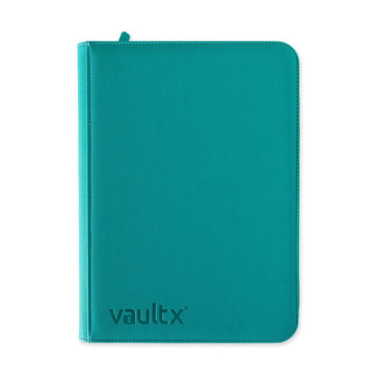 Vault X: Exo-Tec Zip Binder9-Pocket - Ocean Blue - (360 huecos)