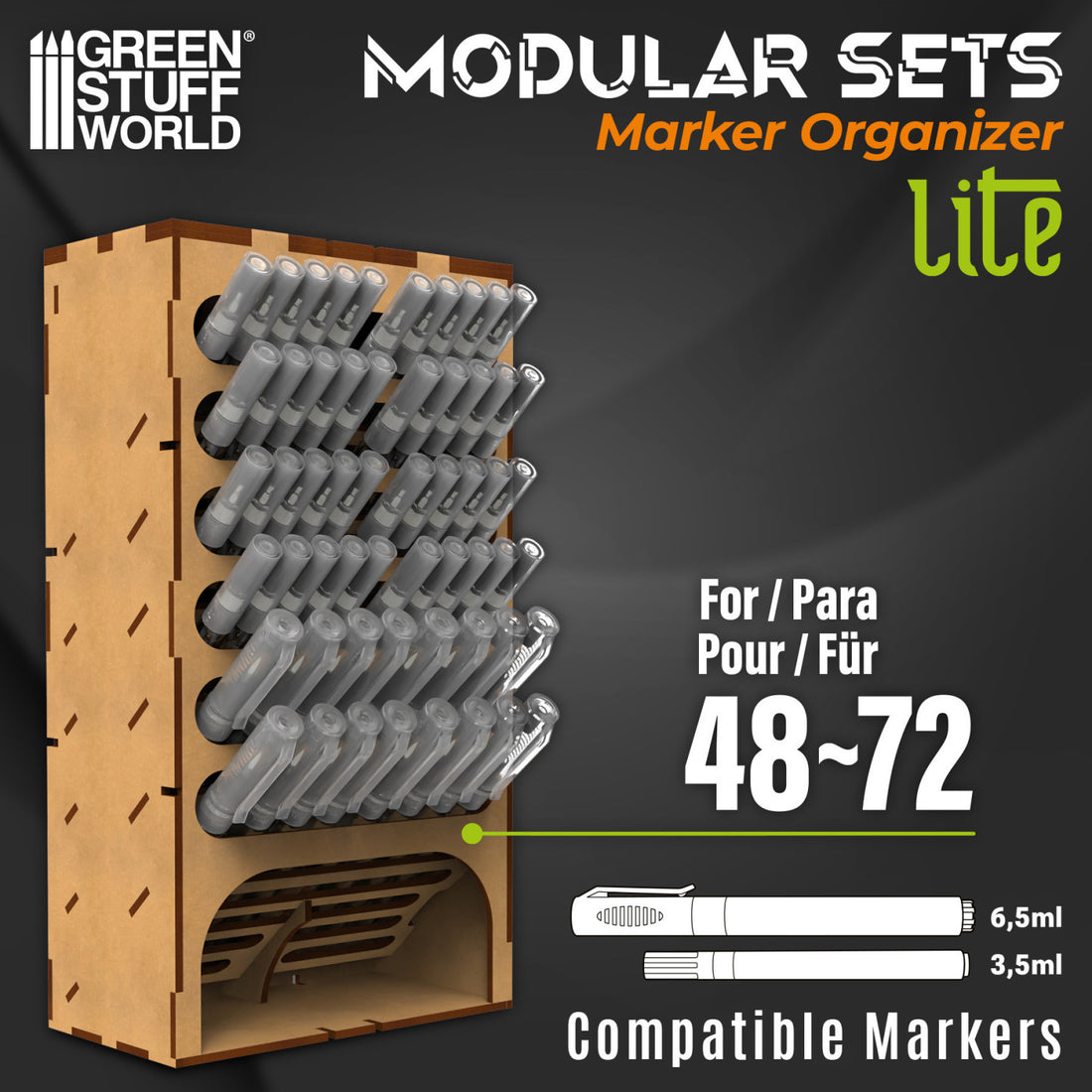 GSW: ORGANIZADOR MODULAR DE ROTULADORES - VERTICAL