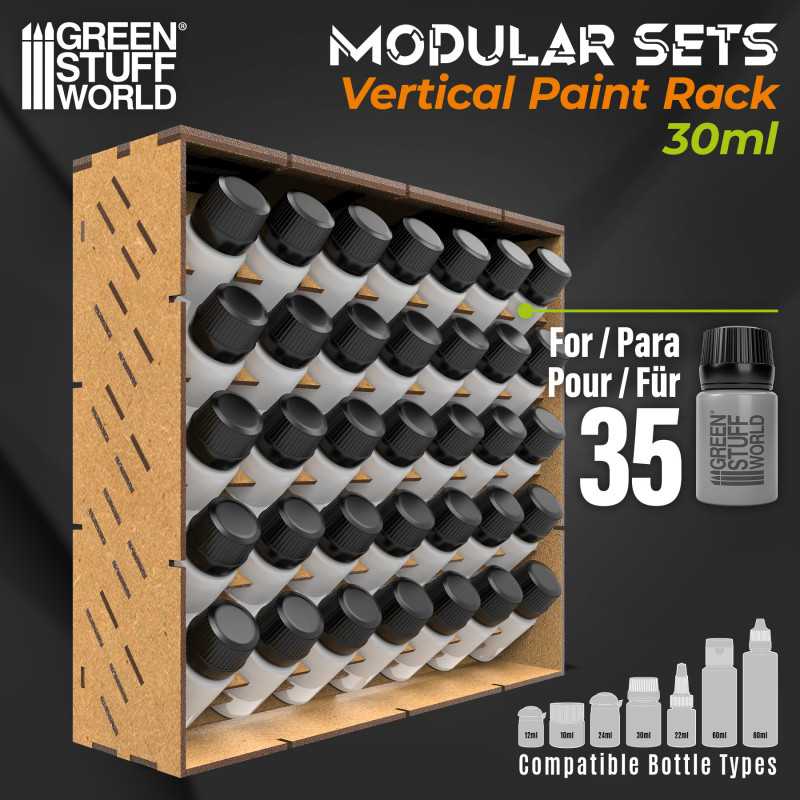 GSW: ORGANIZADOR MODULAR DE PINTURAS - VERTICAL - 30ml (35un)