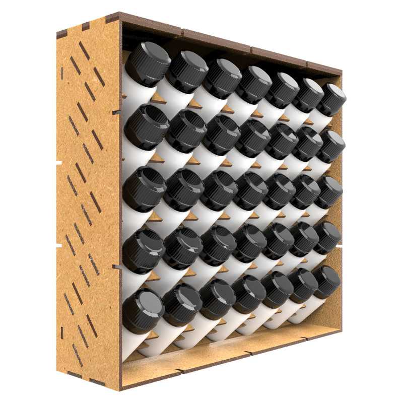 GSW: ORGANIZADOR MODULAR DE PINTURAS - VERTICAL - 30ml (35un)