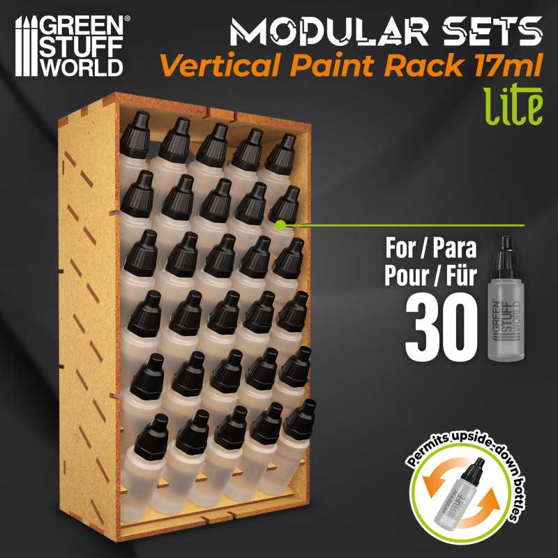 GSW: ORGANIZADOR MODULAR DE PINTURAS - VERTICAL LITE - 17ml (30un)