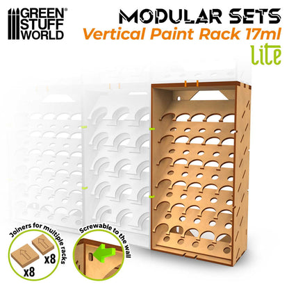 GSW: Organizador Vertical de Pinturas 17ml - LITE
