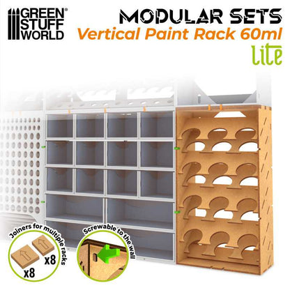 GSW: ORGANIZADOR MODULAR DE PINTURAS - VERTICAL LITE - 60ml (12un)