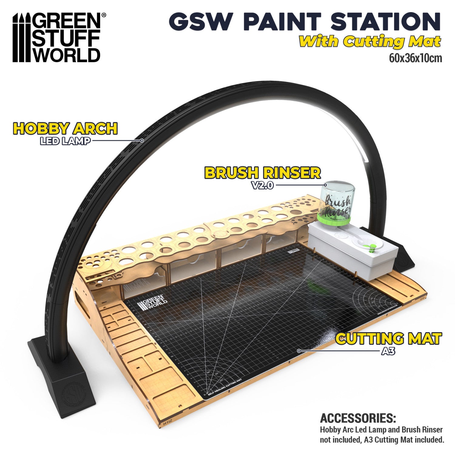 GSW: ESTACION DE PINTURA CON TAPETE DE CORTE